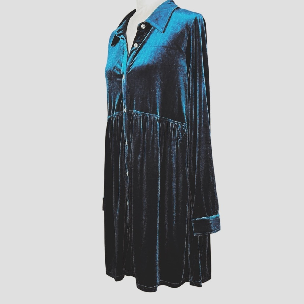 Jodifl Velvet Baby Doll Button Up Dress M
FairyCore Whimsigoth Oversized - Picture 6 of 12